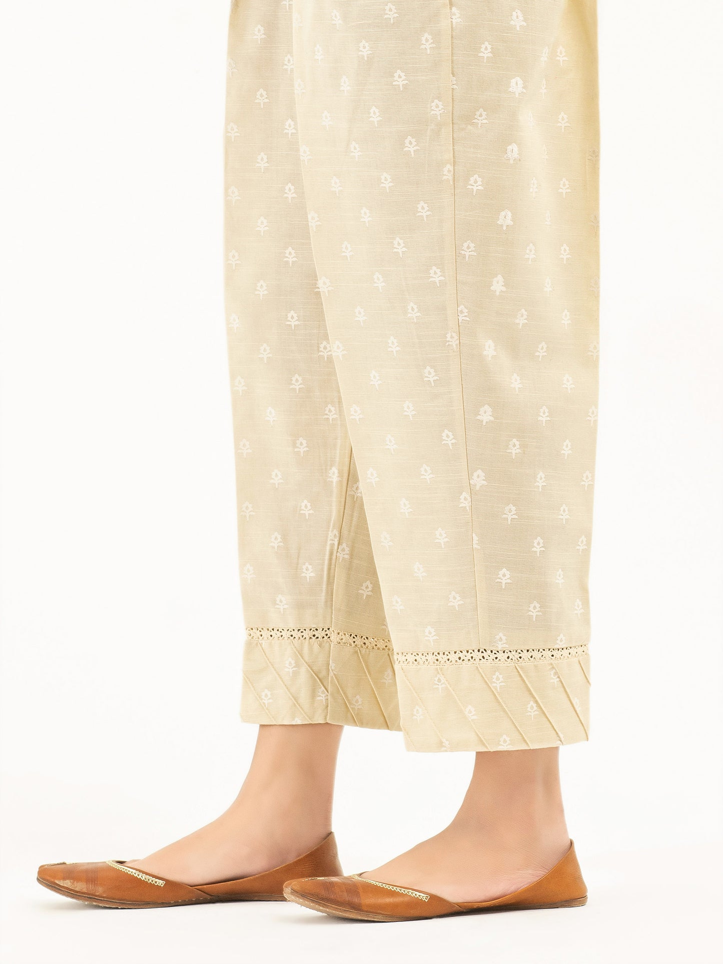 Embossed Khaddar Trousers (Pret)