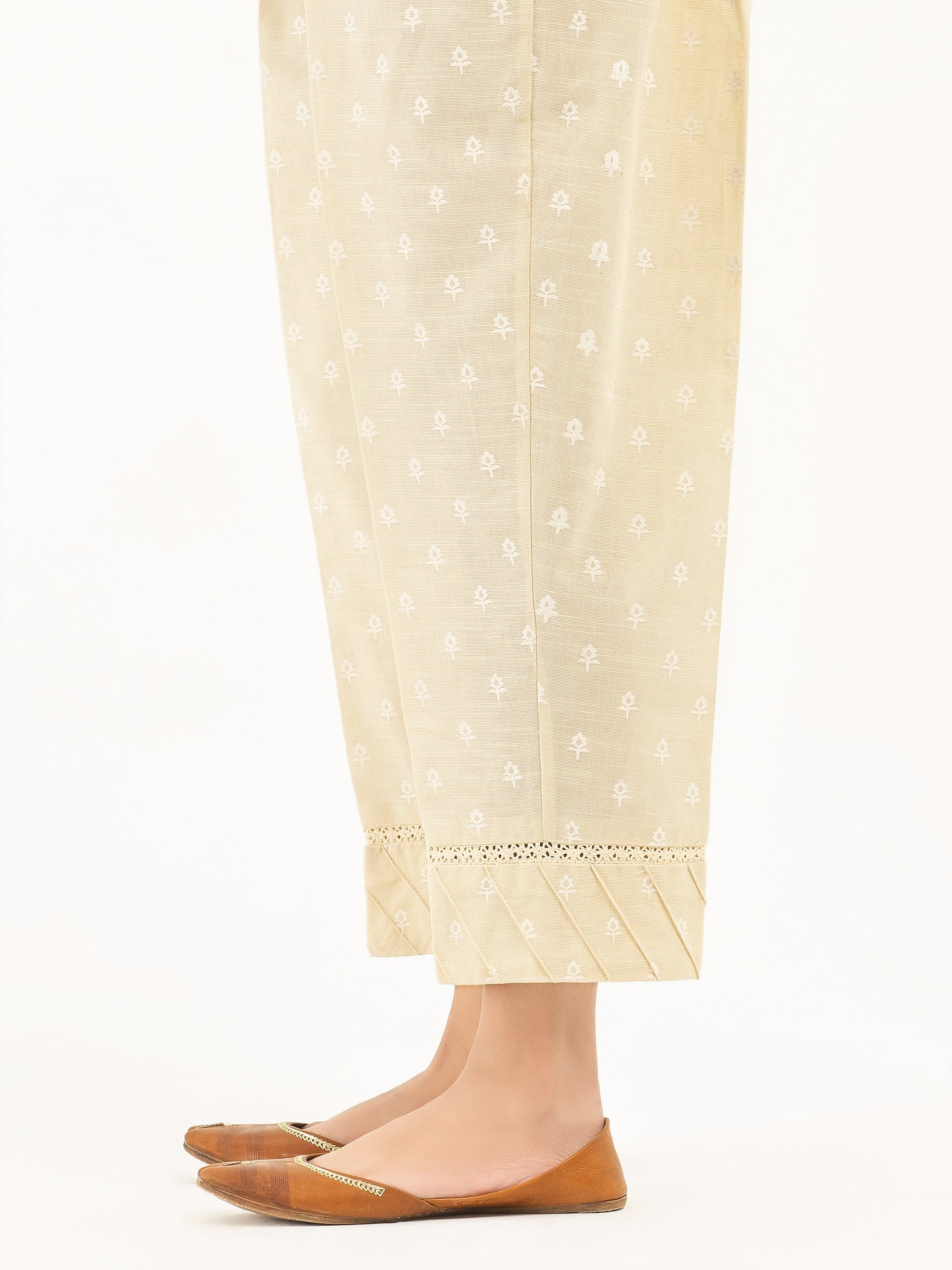 Embossed Khaddar Trousers (Pret)
