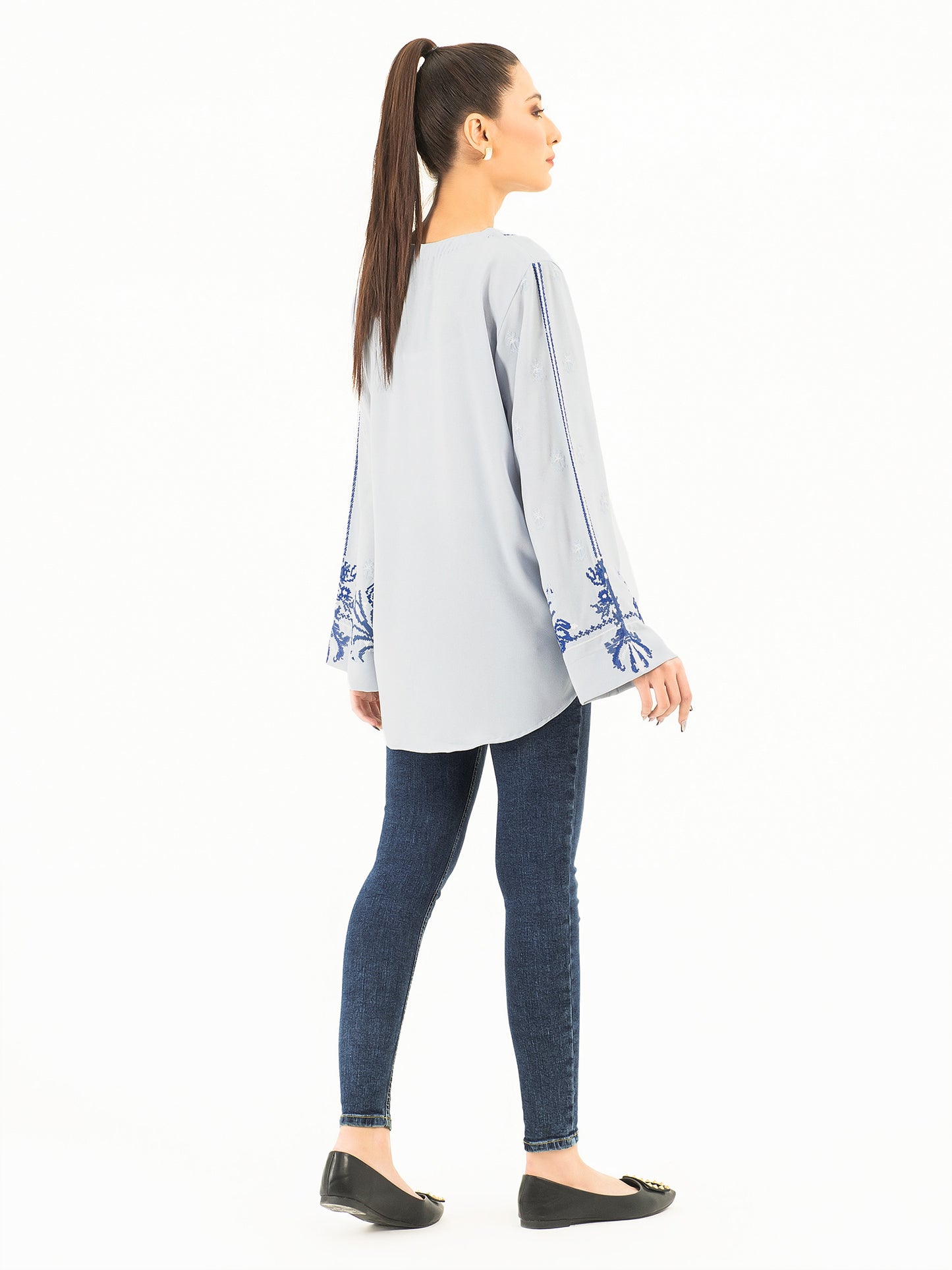 Embroidered Grip Top (Pret)