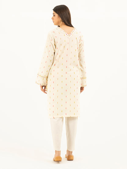 Jacquard Shirt-Embroidered (Pret)