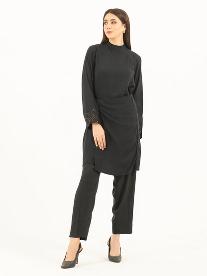 2 Piece Stone Suit-Embroidered (Pret)