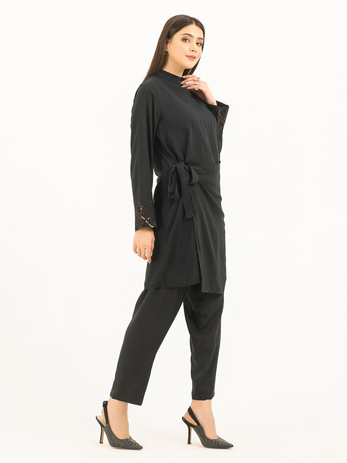 2 Piece Stone Suit-Embroidered (Pret)