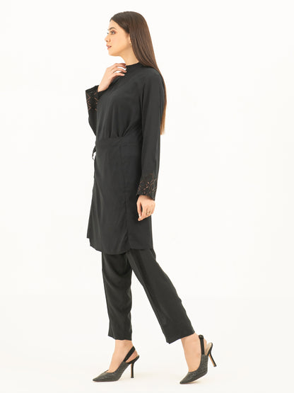 2 Piece Stone Suit-Embroidered (Pret)