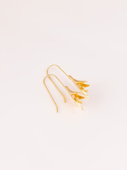 Floral Hook Earrings
