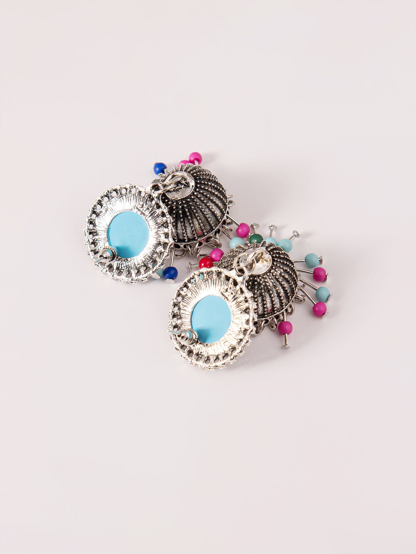 Antique Mettalic Jhumkas