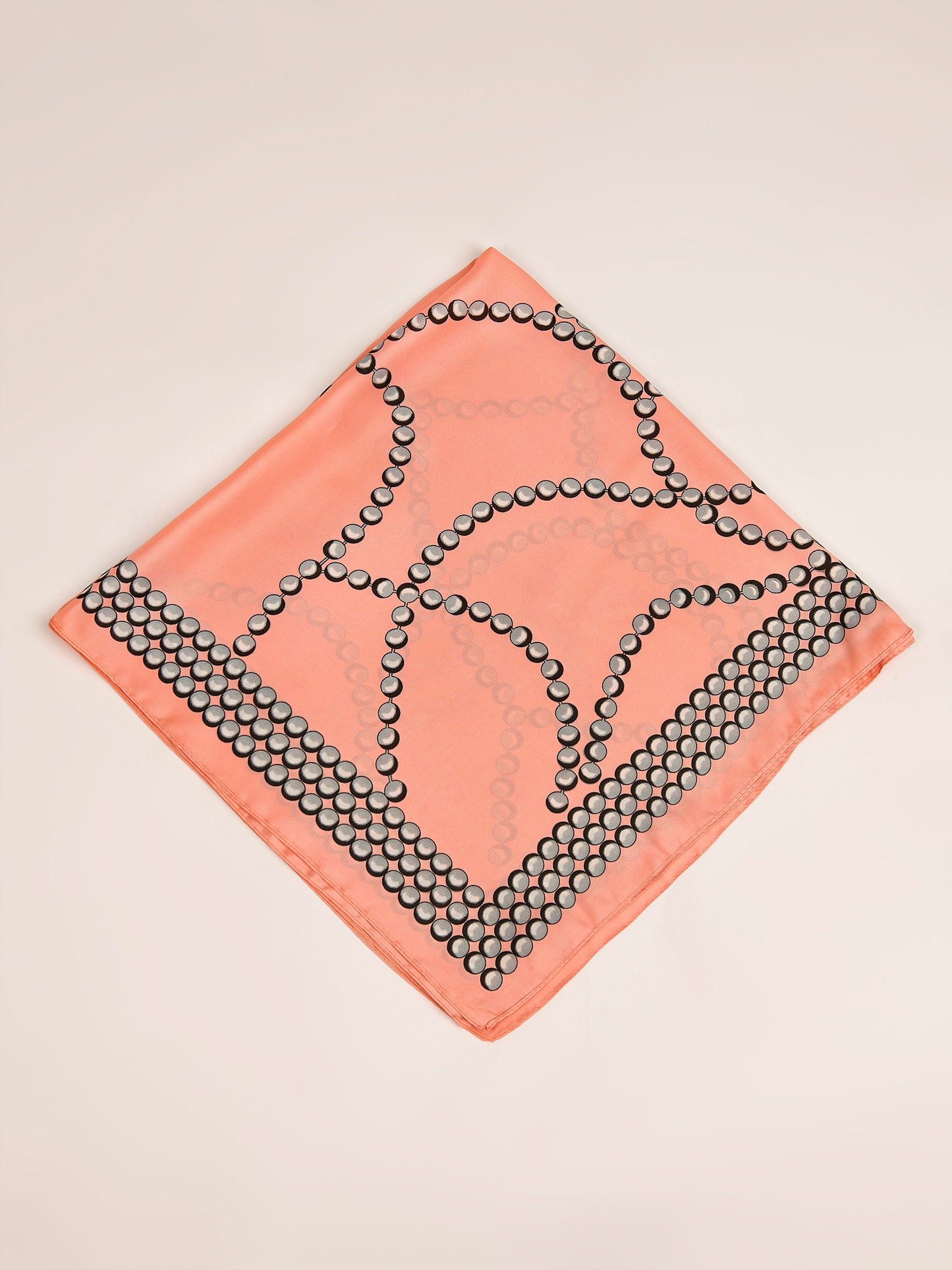 Printed Silk Mini Scarf