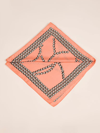 Printed Silk Mini Scarf