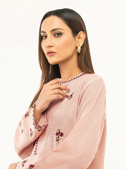2 Piece Karandi Suit-Embroidered (Pret)