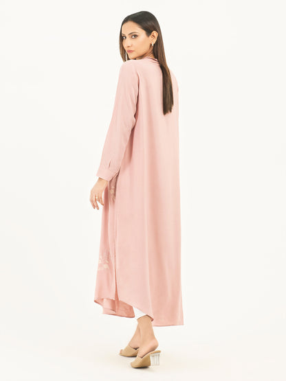 Linen Shirt-Embroidered (Pret)