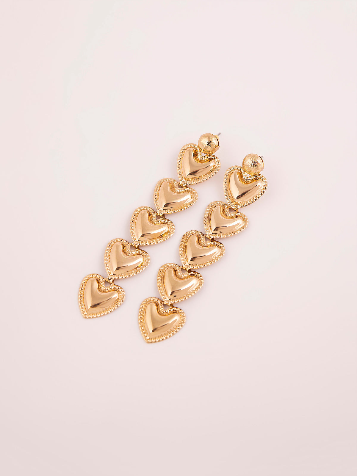 Dangling Heart Earrings