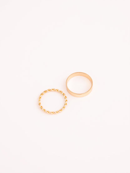 Contemporary Ring Set
