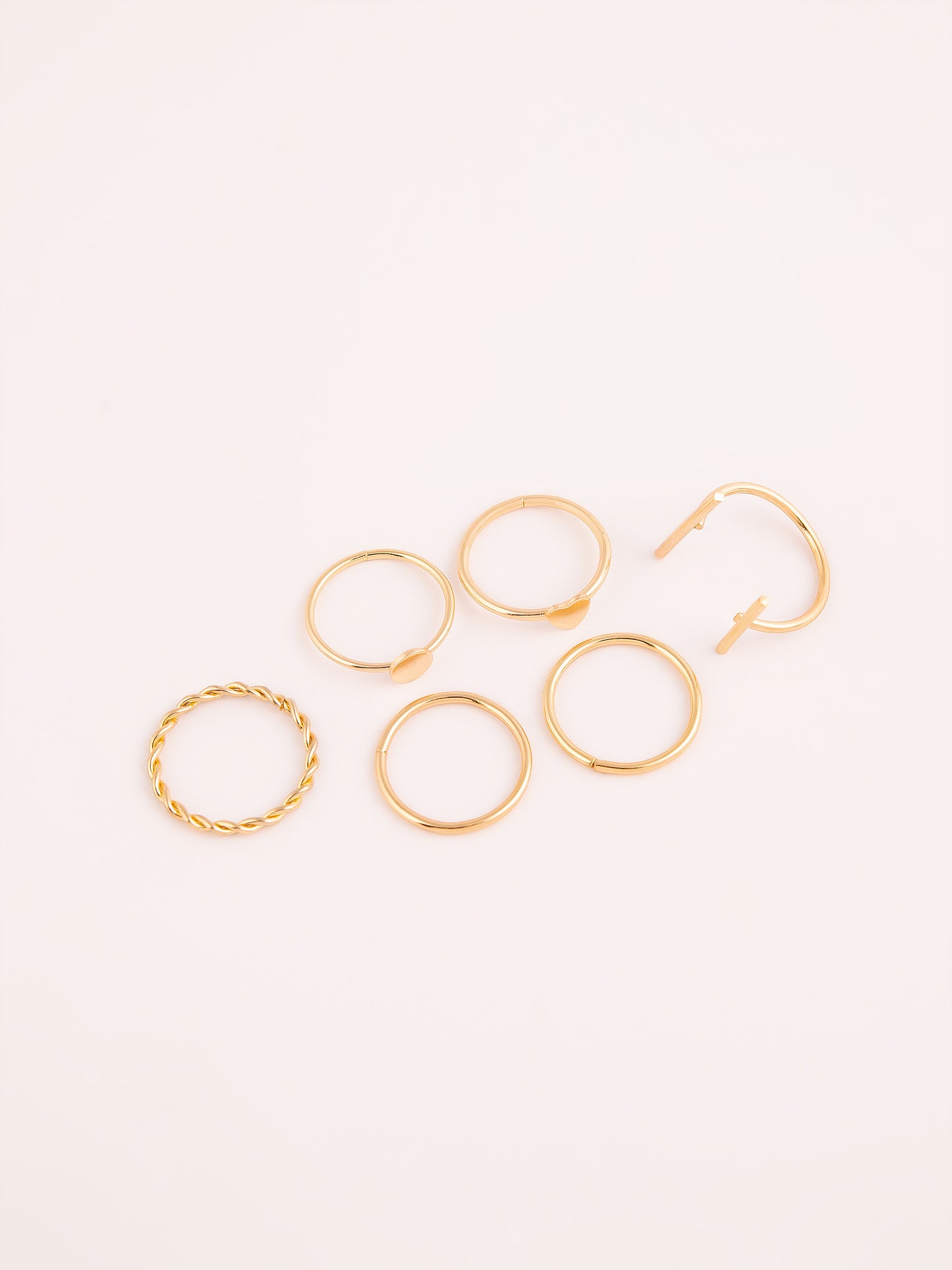 Metallic Ring Set