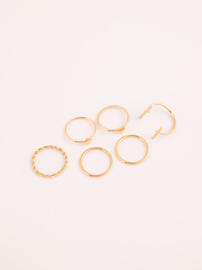 Metallic Ring Set