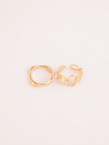 Contemporary Ring Set