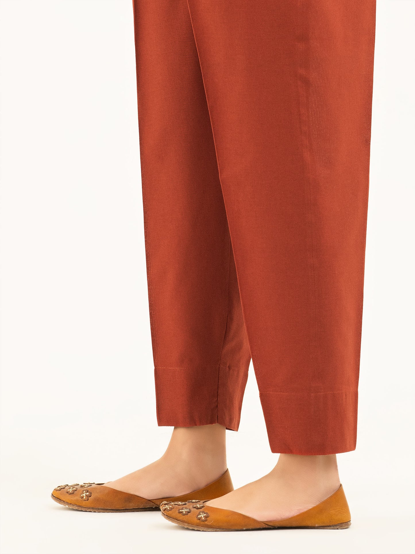 Dyed Khaddar Trousers(Pret)