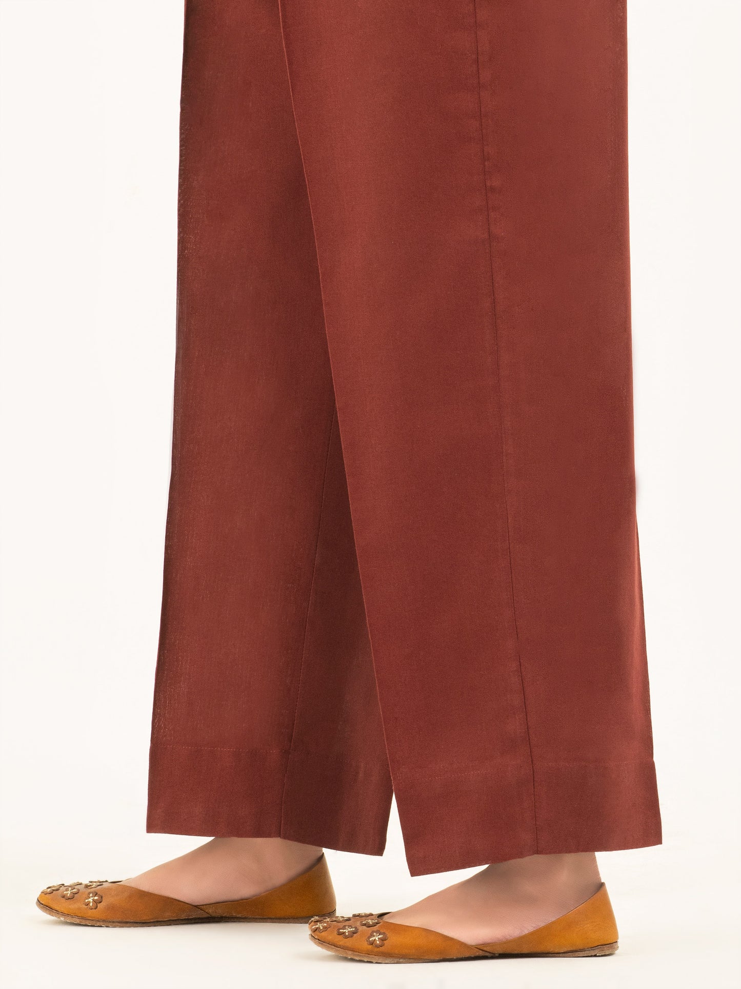 Dyed Khaddar Trousers(Pret)