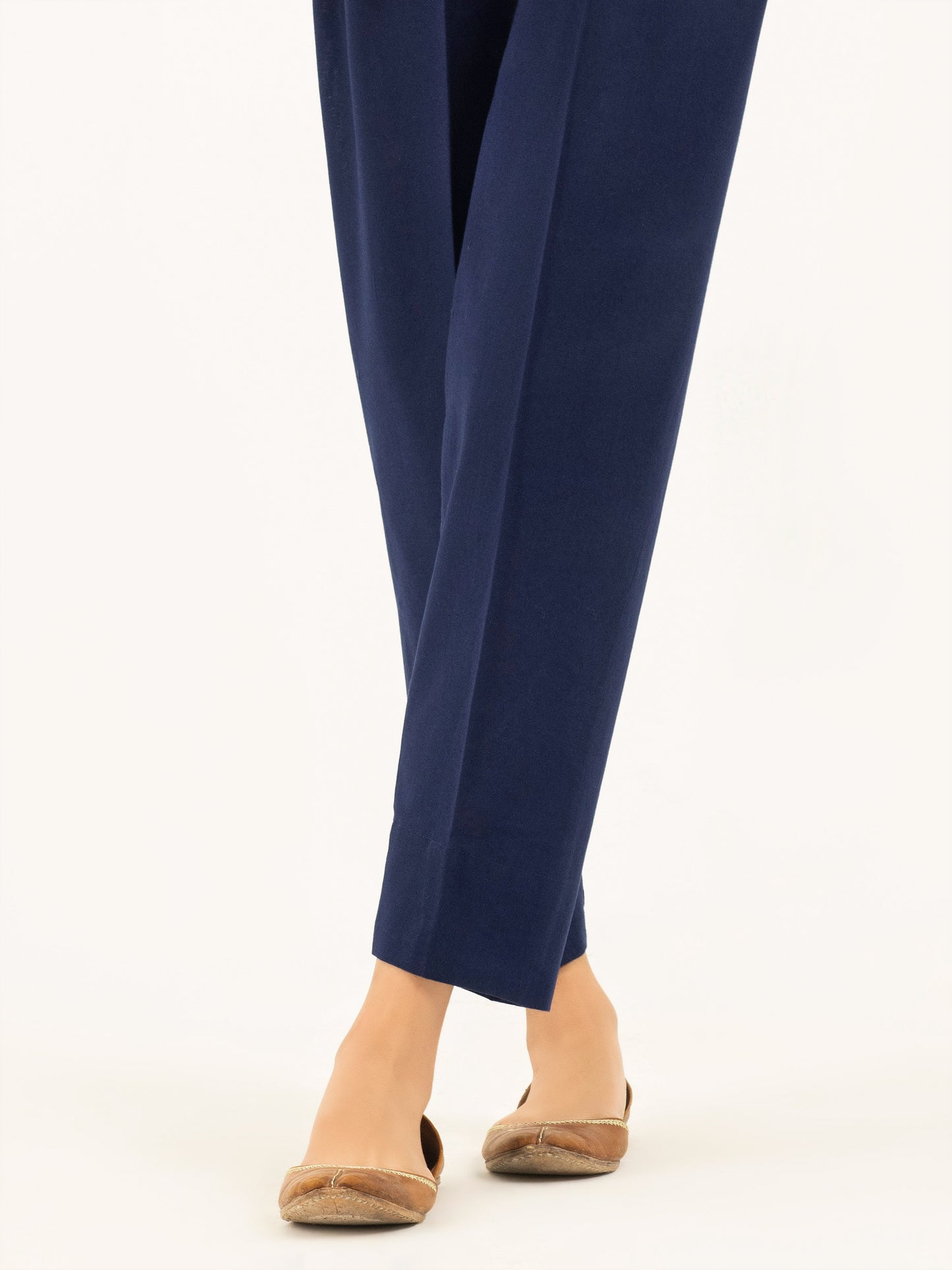 Dyed Khaddar Trousers(Pret)