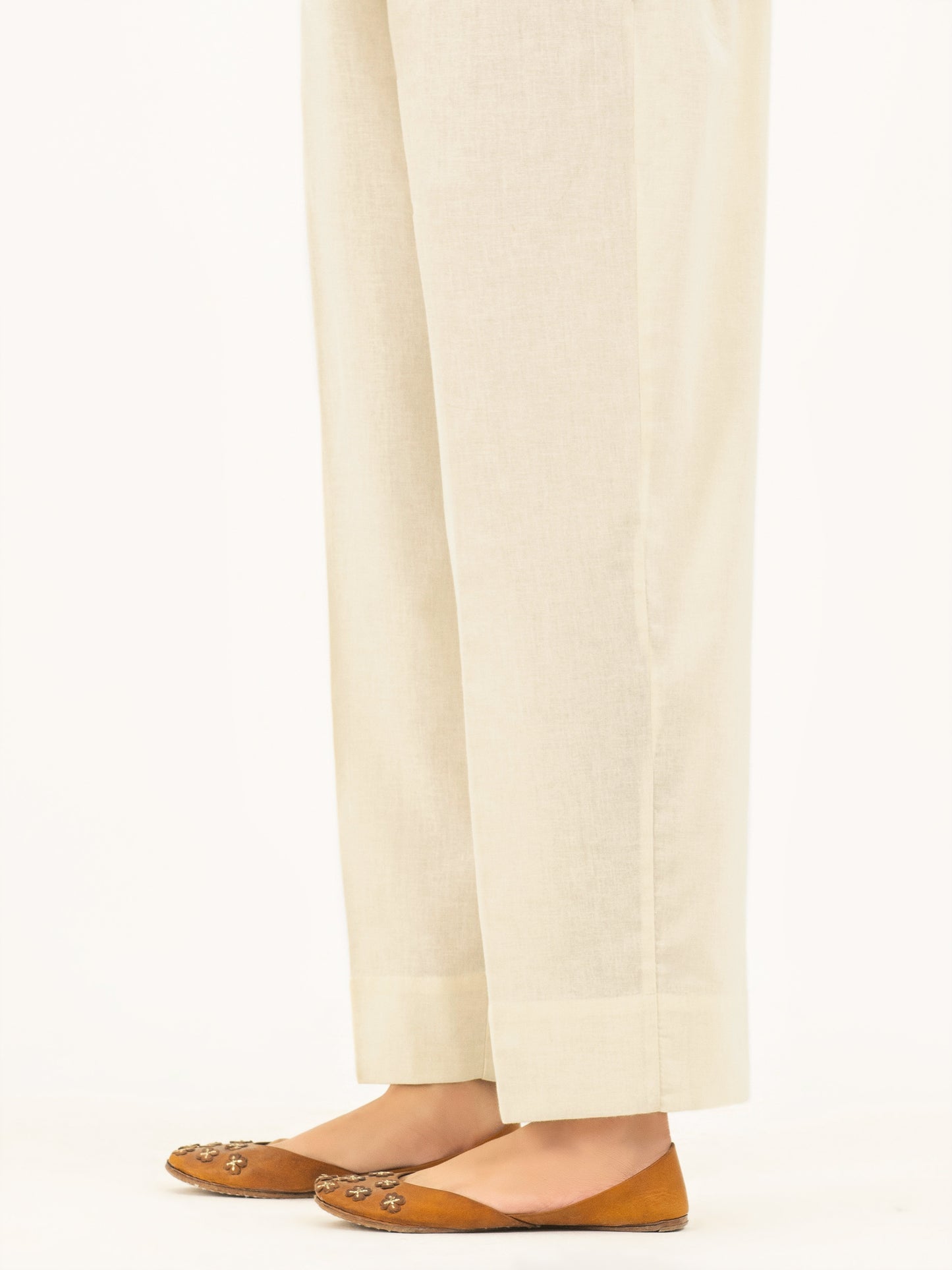 Dyed Khaddar Trousers(Pret)