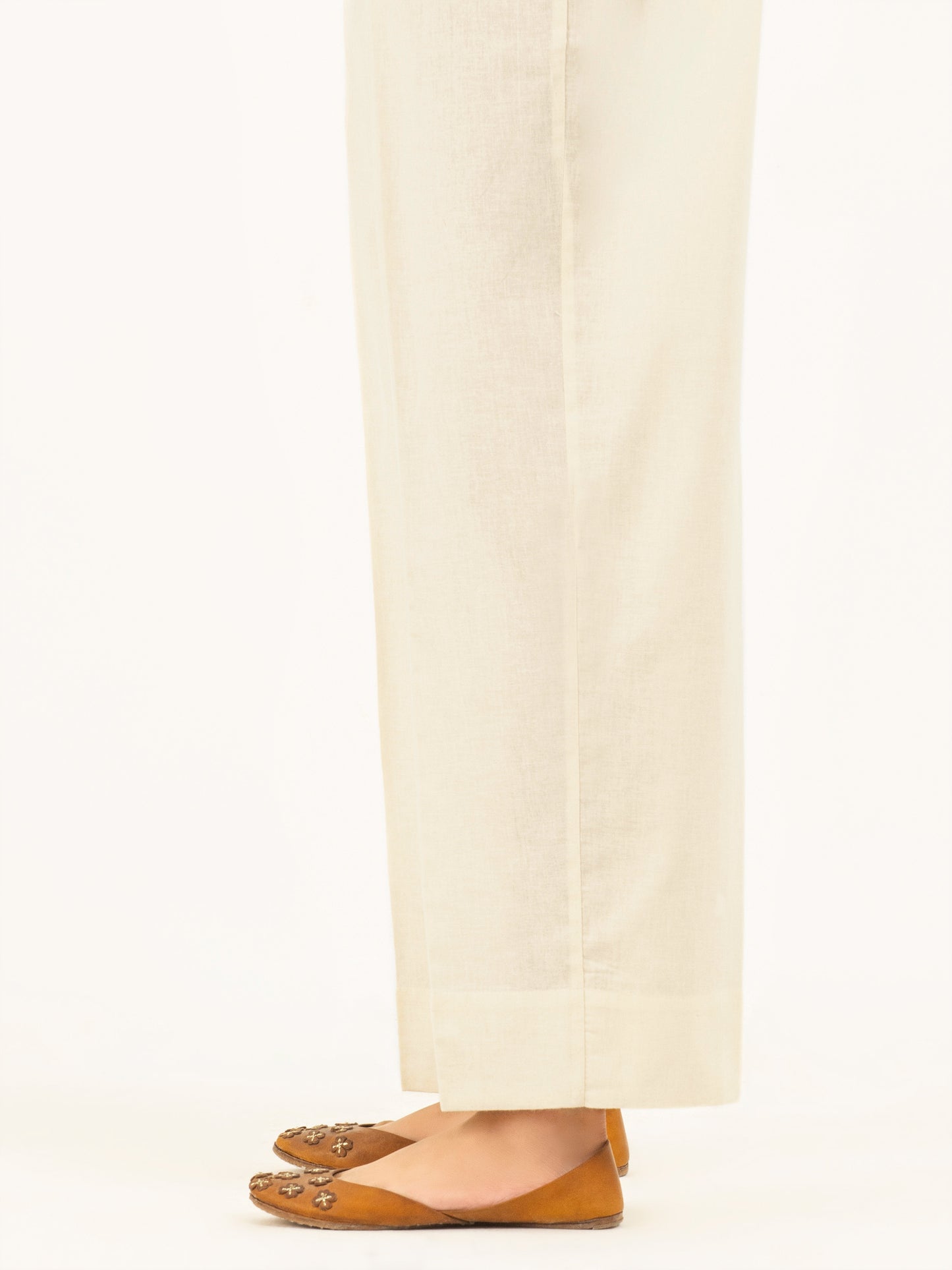 Dyed Khaddar Trousers(Pret)