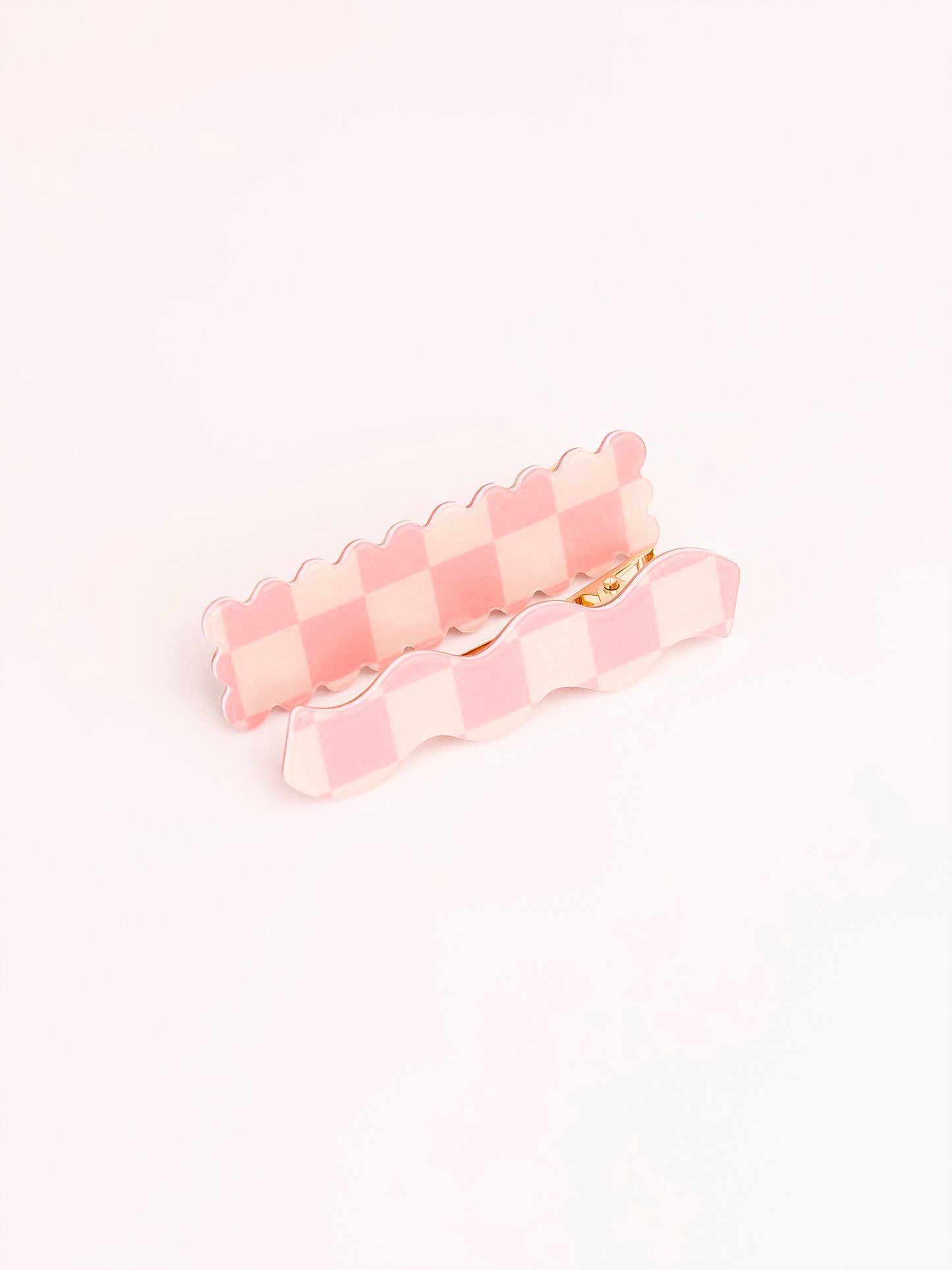 Checkered Snap Clip Set