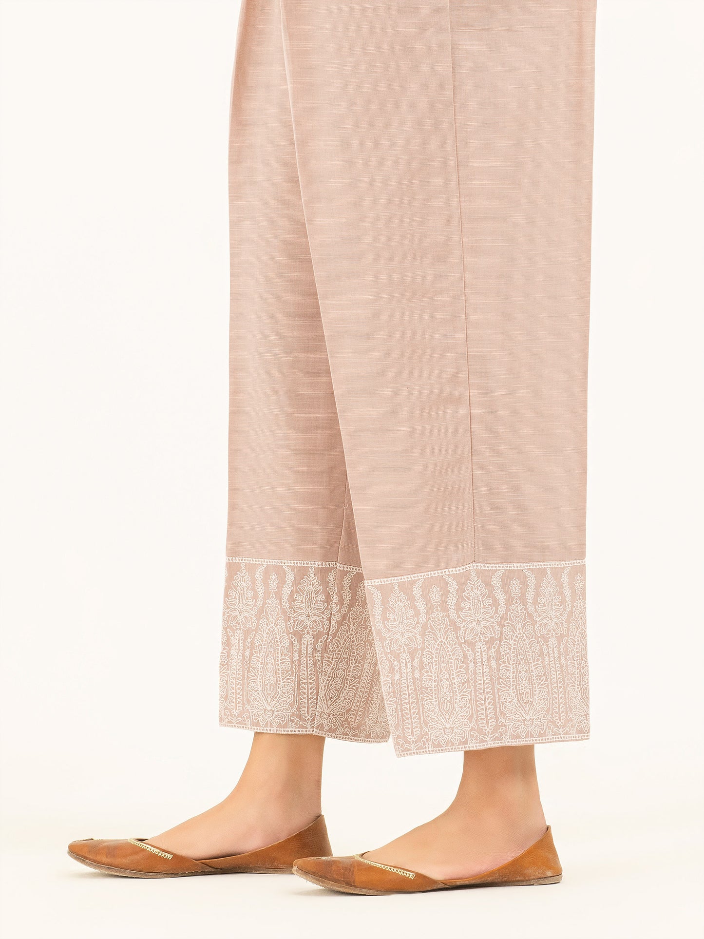 Embroidered Khaddar Trousers(Pret)