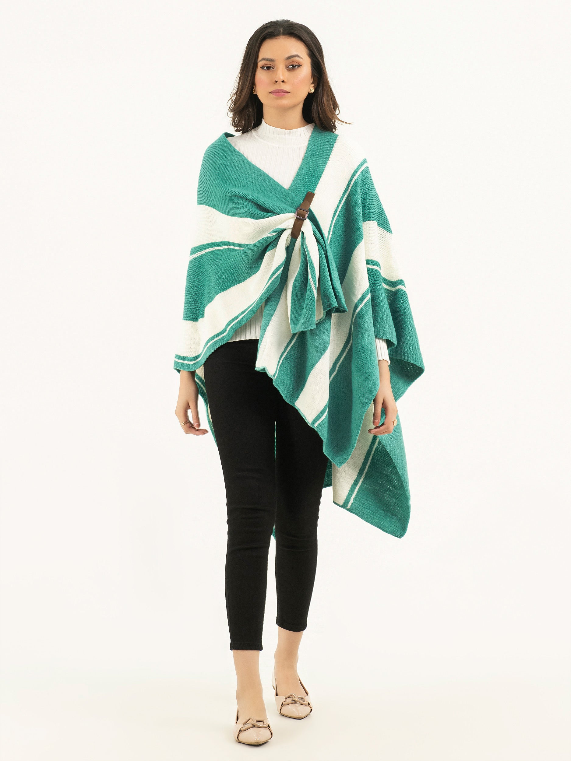 buckled-two-tone-cape-shawl