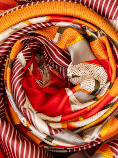 Printed Silk Scarf