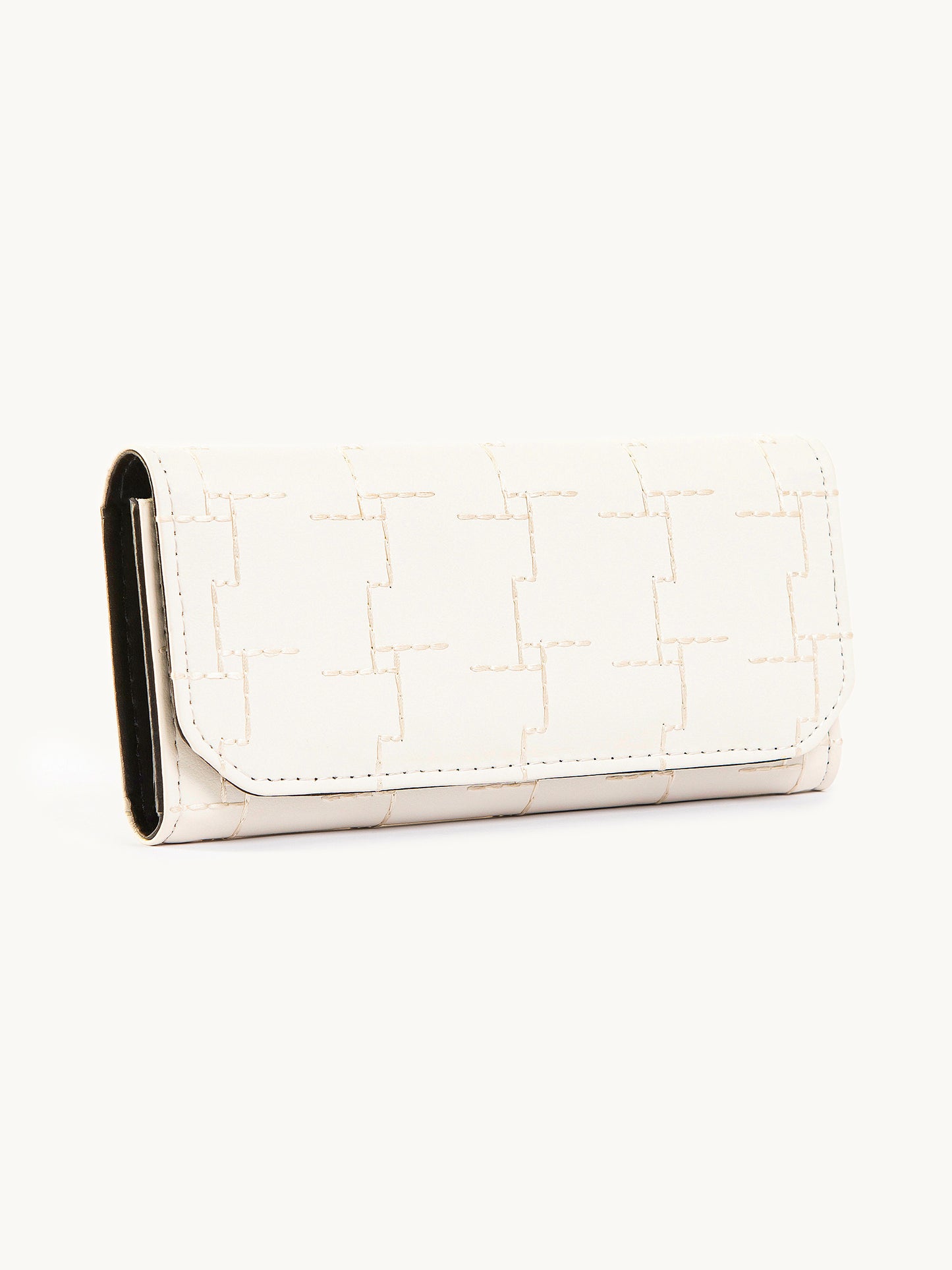 Embroidered Patterned Wallet