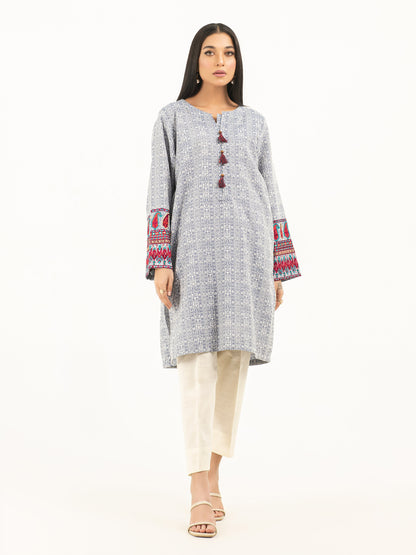 Jacquard Shirt-Embroidered (Pret)