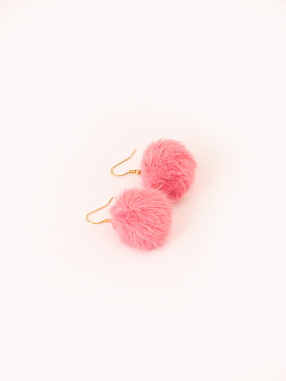 Pompom Earrings