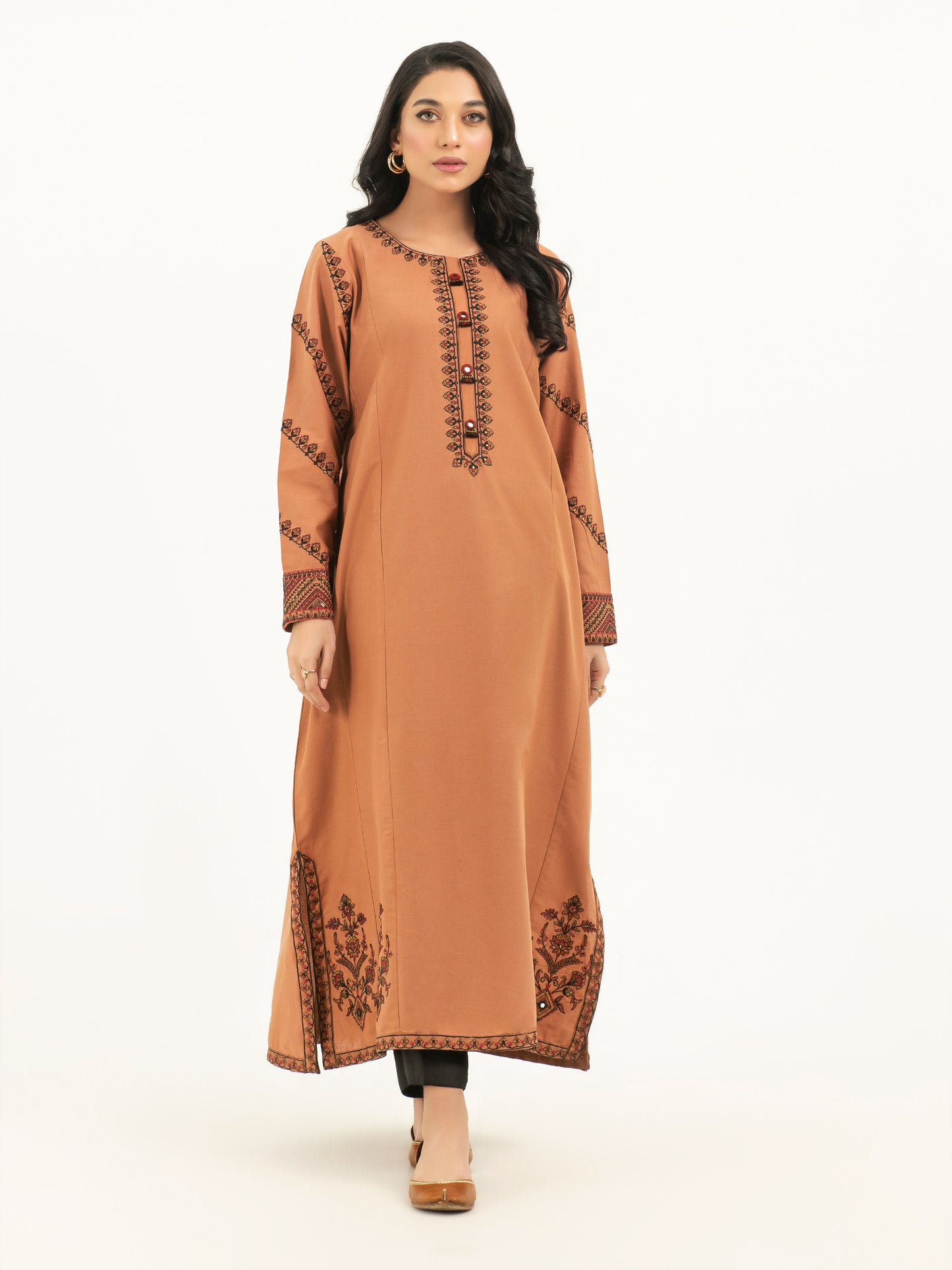Winter Cotton Shirt-Embroidered (Pret)
