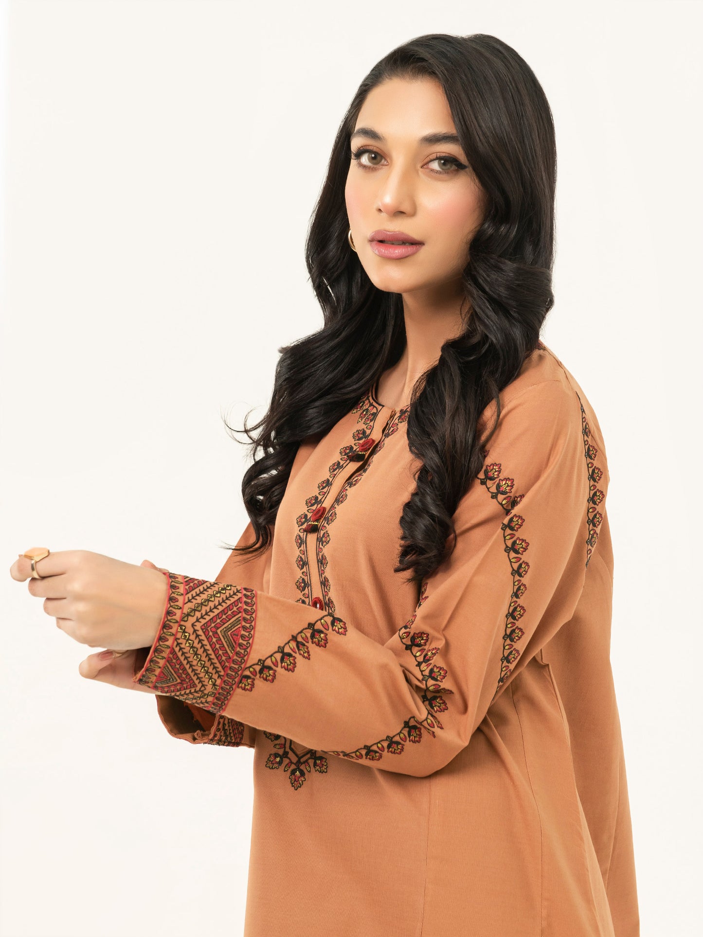 Winter Cotton Shirt-Embroidered (Pret)