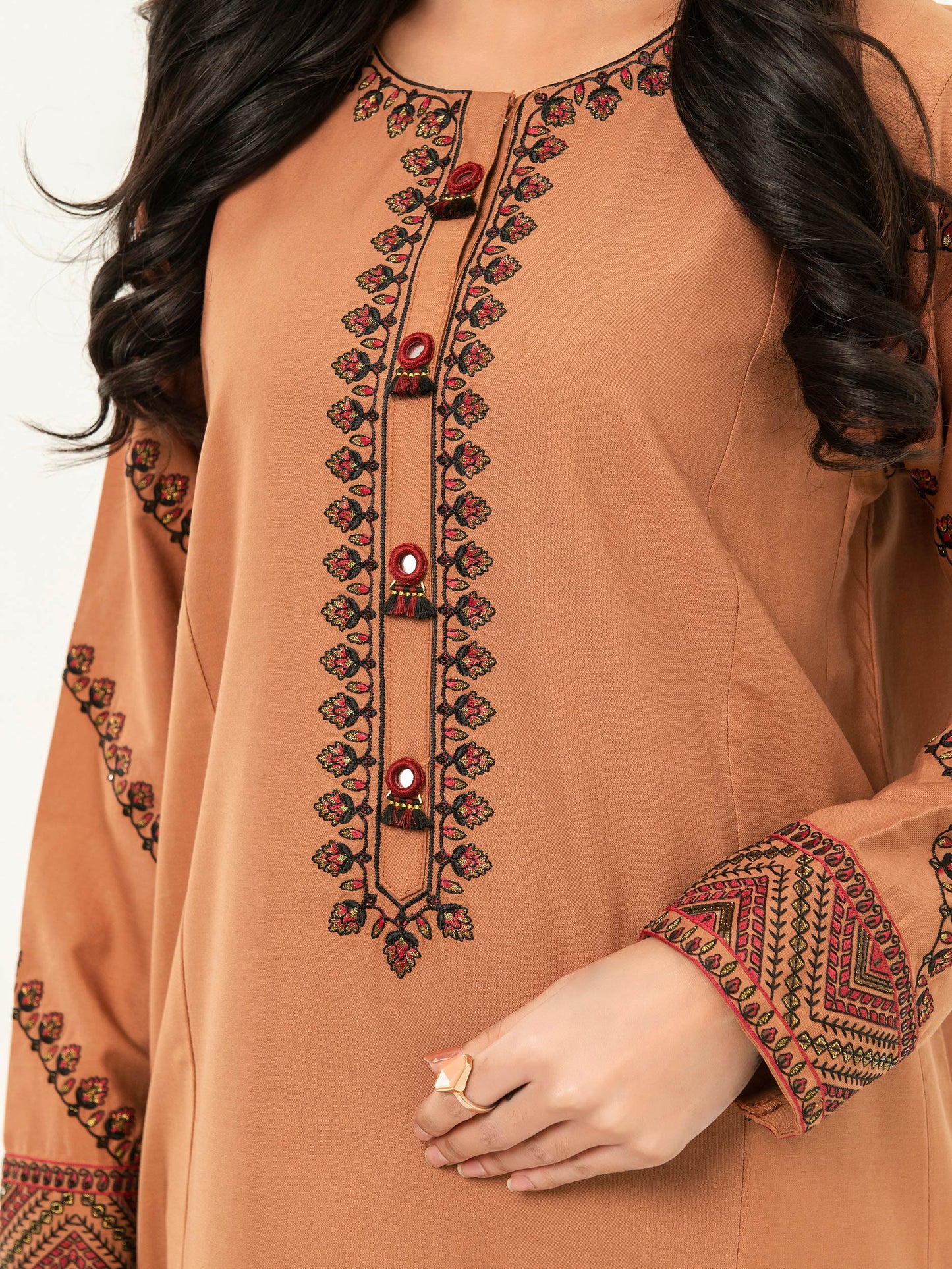 Winter Cotton Shirt-Embroidered (Pret)
