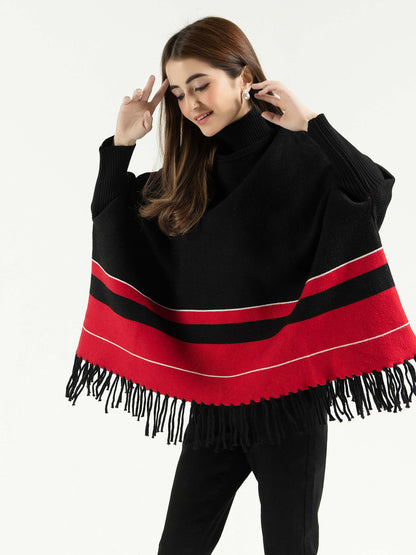 Striped Poncho