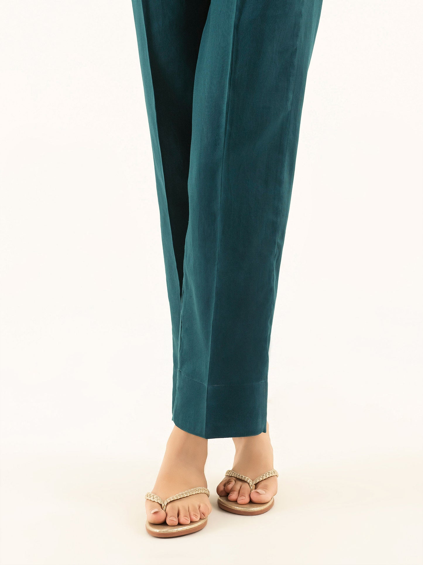 Dyed Satin Trousers