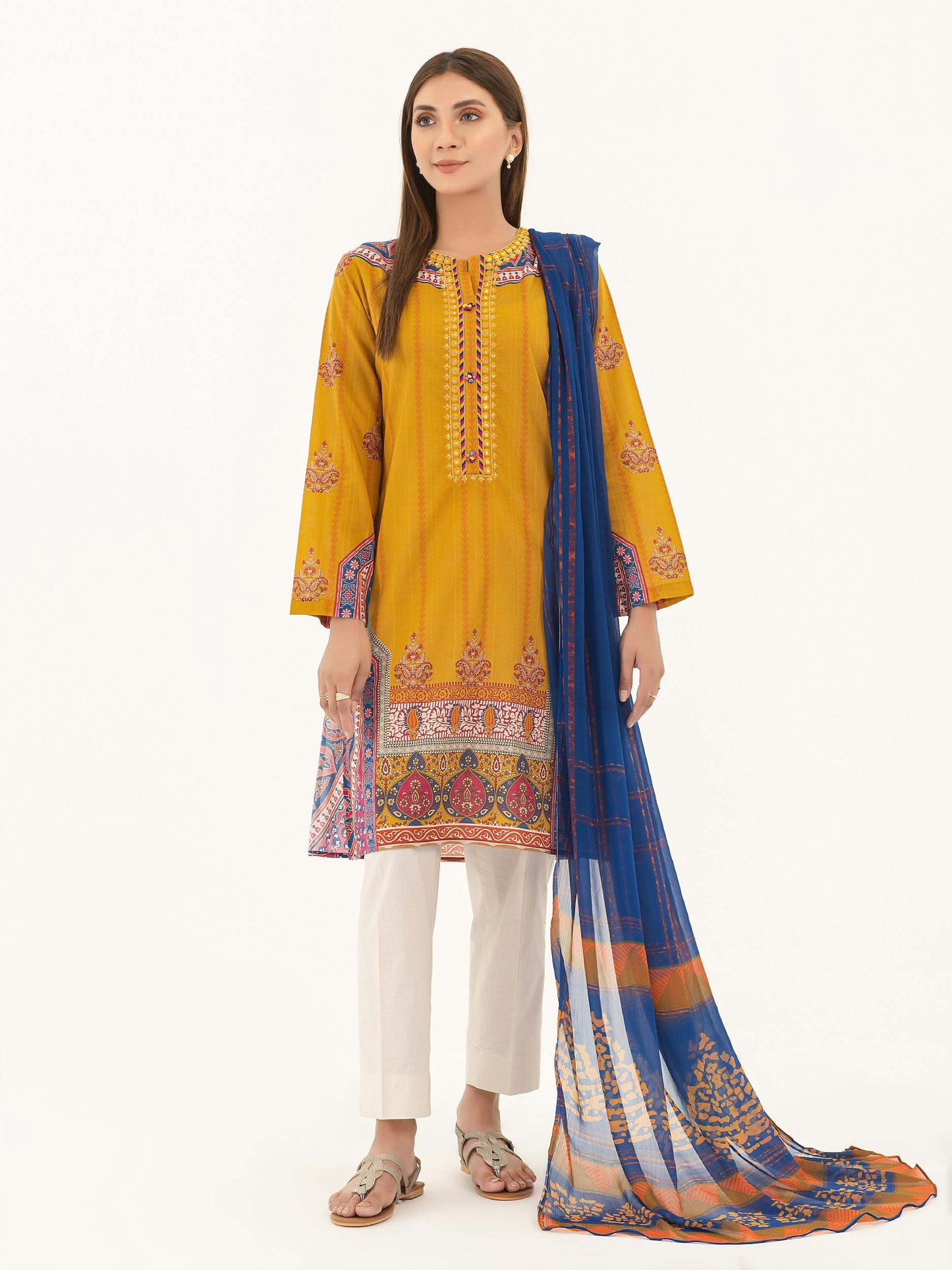 Embroidered Lawn Suit