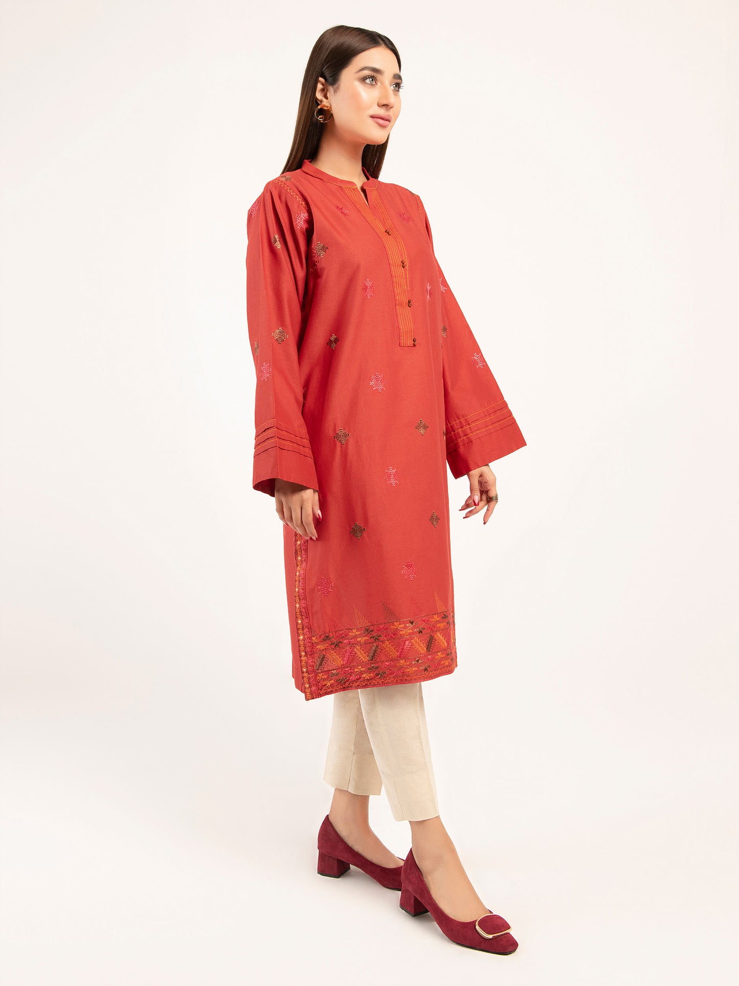 Winter Cotton Shirt-Embroidered (Pret)
