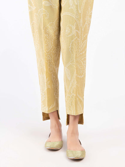 Printed Khaddar Trousers