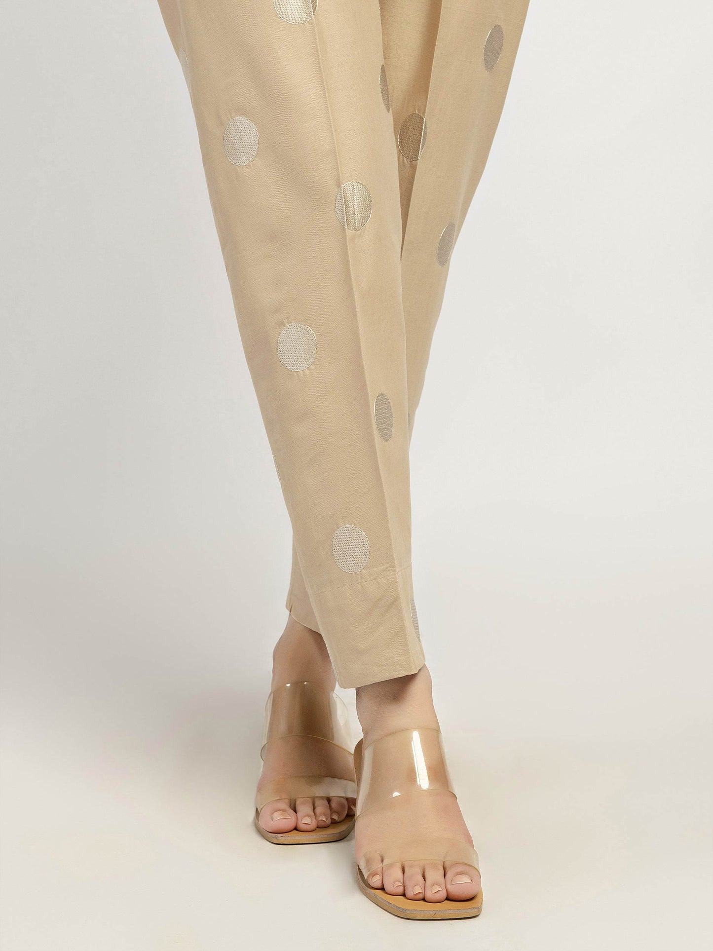 Embroidered Winter Cotton Trousers