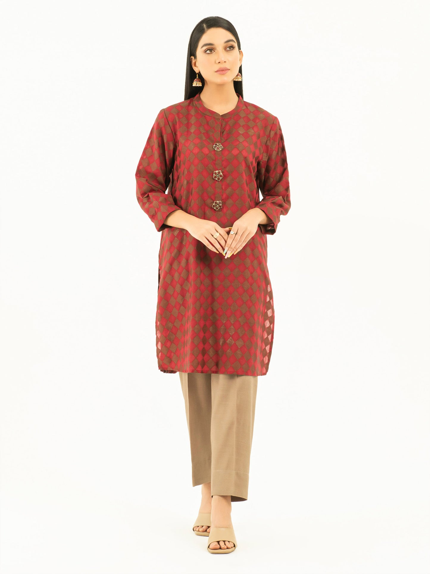Embellished Jacquard Shirt