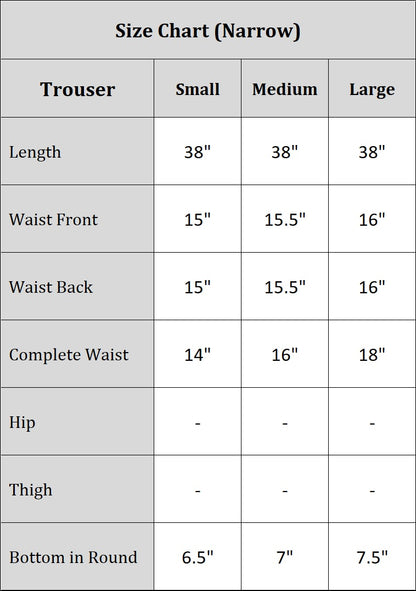 Dyed Winter Cotton Trousers