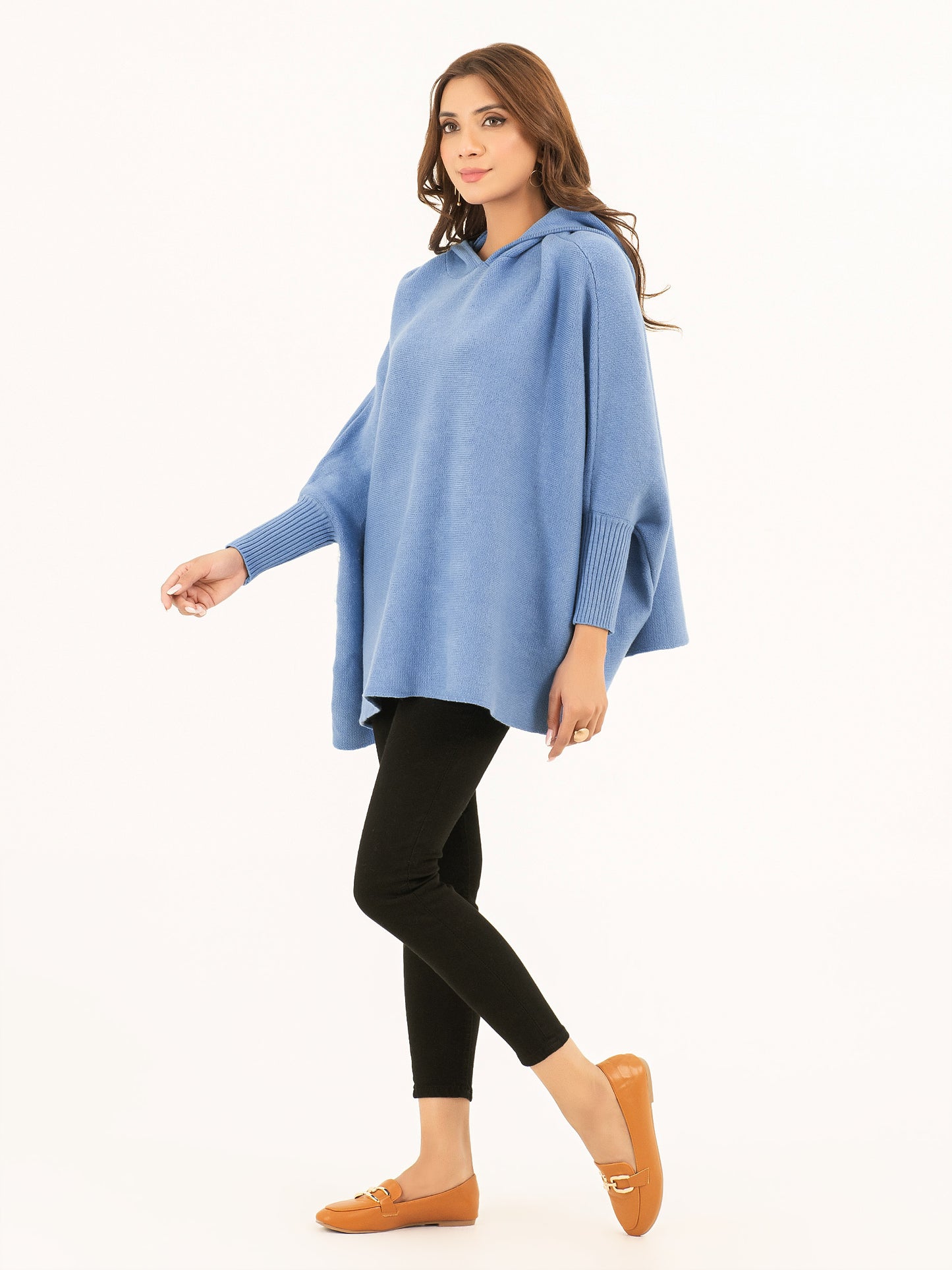 Hooded Batwing Sweater