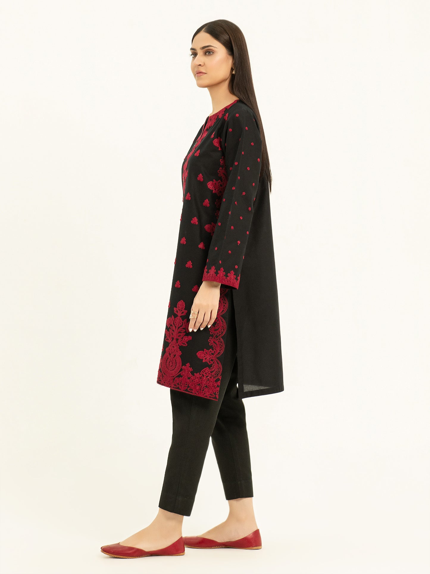 Winter Cotton Shirt-Embroidered (Pret)