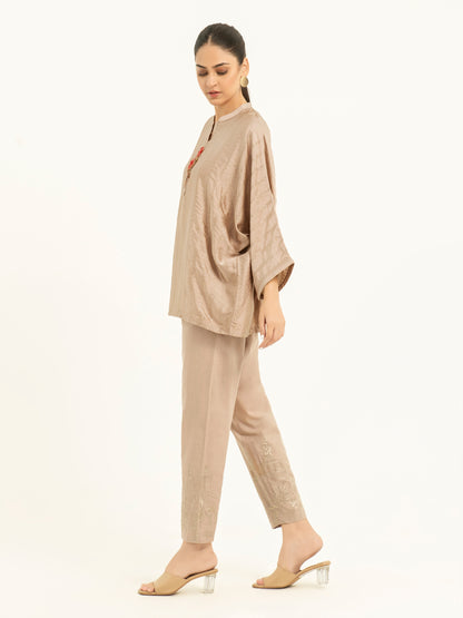 Silk Kurti-Embroidered (Pret)