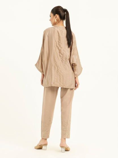 Silk Kurti-Embroidered (Pret)