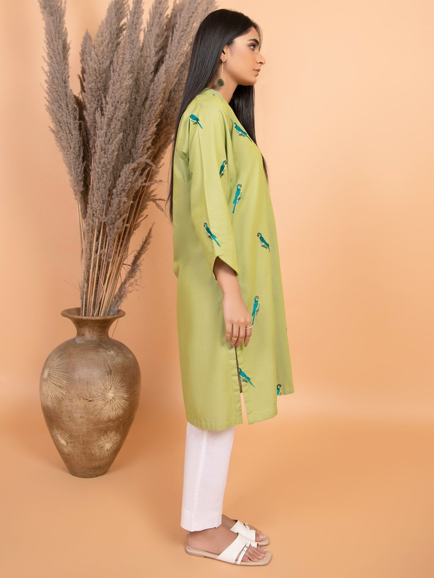 Yarn Dyed Shirt-Embroidered (Pret)