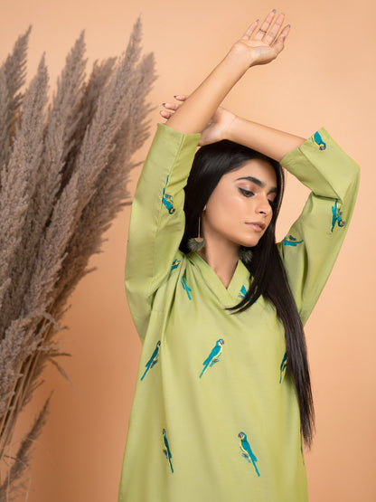 Yarn Dyed Shirt-Embroidered (Pret)