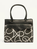 chain-print-handbag