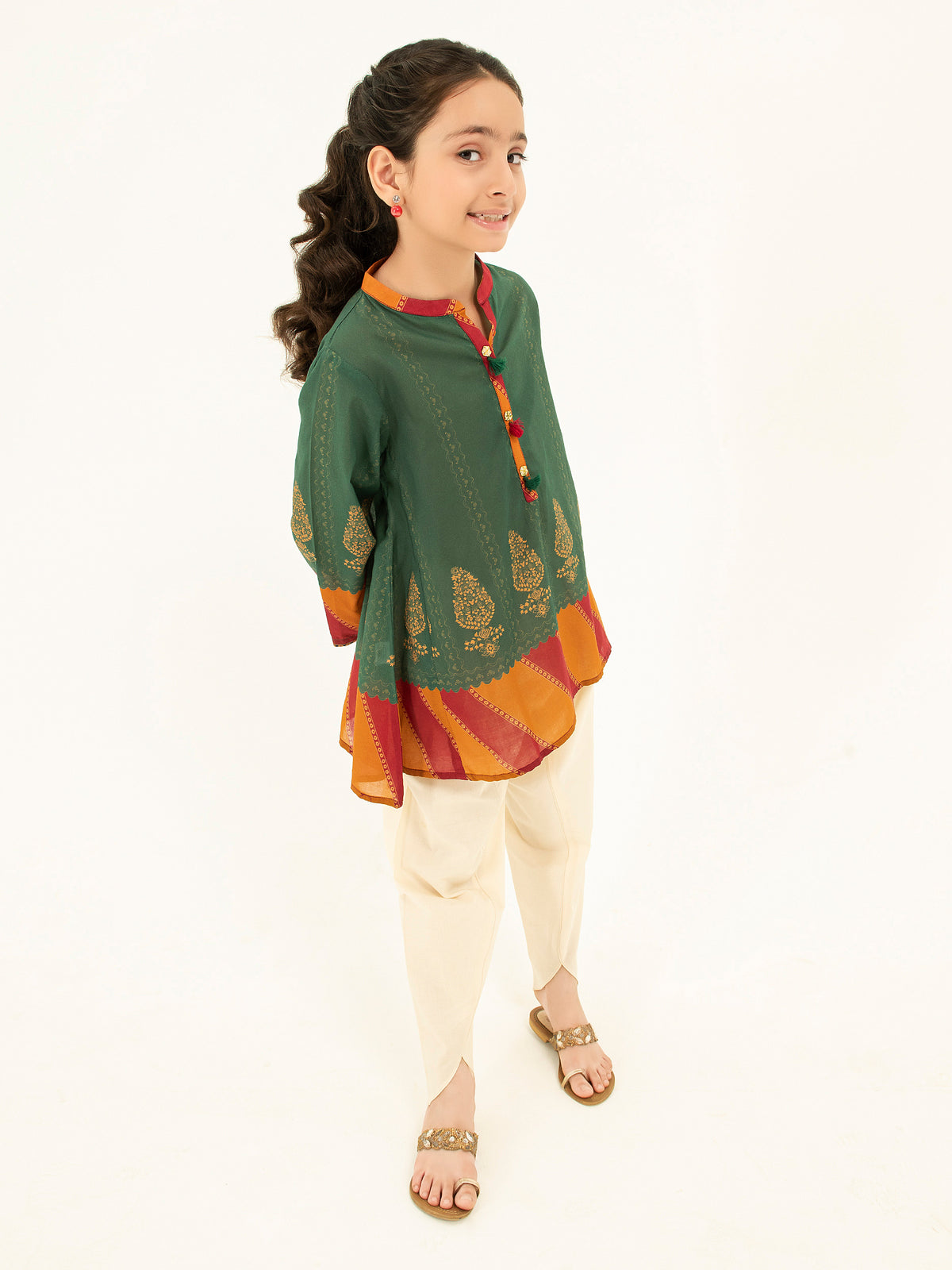 Lawn Shirt-Printed (Pret)