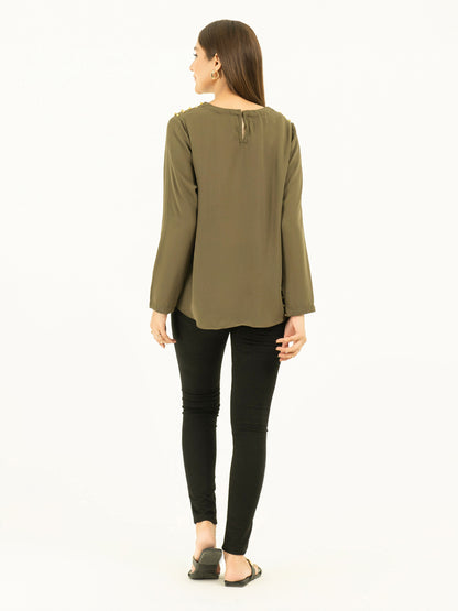 Embellished Grip Top